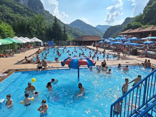 Otvoreni olimpijski bazen sa mineralnom vodom u Zvonačkoj Banji